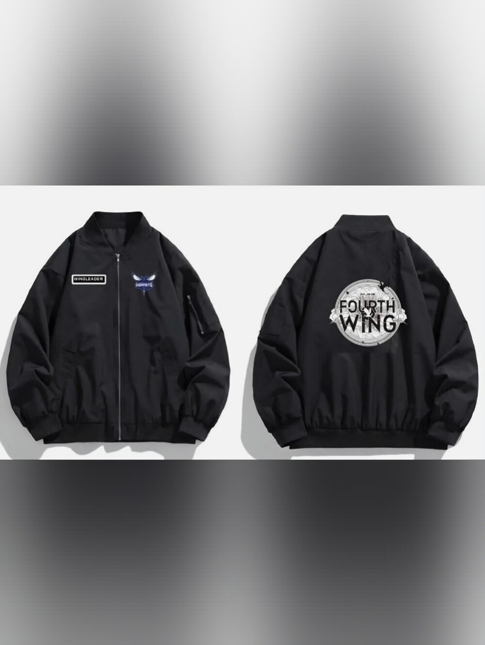Fourth Wing X Charlotte Hornets Collector's Bomber Jacket